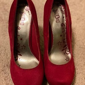4 pairs of used JustFab high heel shoes